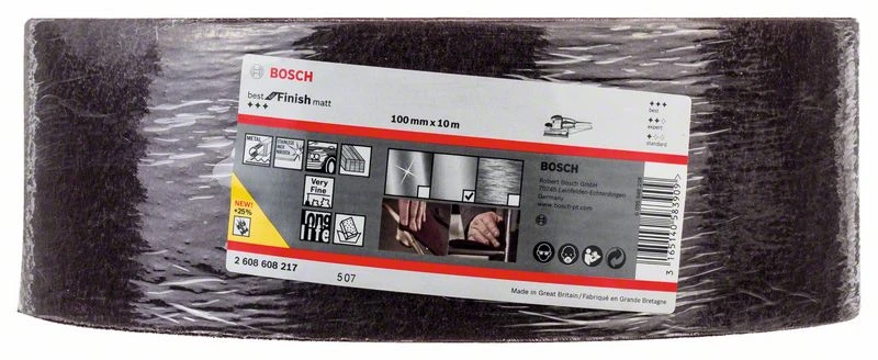 Bosch Vliesrolle Best For Finish Matt, 10 M, 100 Mm, Sehr Fein A (2 608 608 217) – Bild 2
