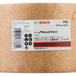 Bosch Schleifrolle C470 Best For Wood And Paint, Papierschleifrolle, 115 Mm X 50 M, 60 (2 608 608 732)