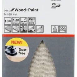 Bosch Schleifblatt M480 Net, Best For Wood And Paint, 100 X 150 Mm, 150, 10er-Pack (2 608 621 210)