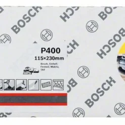 Bosch Schleifblatt M480 Net, Best For Wood And Paint, 115 X 230 Mm, 400, 50er-Pack (2 608 621 278)