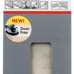 Bosch Schleifblatt M480 Net, Best For Wood And Paint, 93 X 186 Mm, 180, 10er-Pack (2 608 621 238)