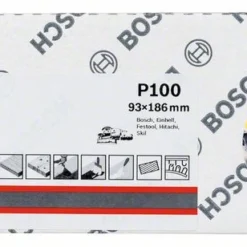 Bosch Schleifblatt M480 Net, Best For Wood And Paint, 93 X 186 Mm, 100, 50er-Pack (2 608 621 244)