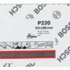 Bosch Schleifblatt M480 Net, Best For Wood And Paint, 93 X 186 Mm, 220, 50er-Pack (2 608 621 248)