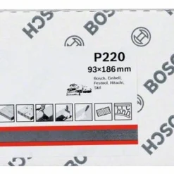 Bosch Schleifblatt M480 Net, Best For Wood And Paint, 93 X 186 Mm, 220, 50er-Pack (2 608 621 248)