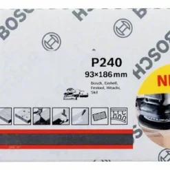 Bosch Schleifblatt M480 Net, Best For Wood And Paint, 93 X 186 Mm, 240, 50er-Pack (2 608 621 249)