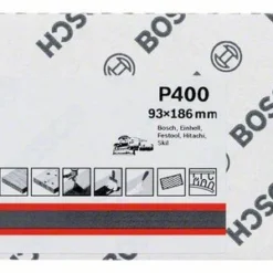 Bosch Schleifblatt M480 Net, Best For Wood And Paint, 93 X 186 Mm, 400, 50er-Pack (2 608 621 251)