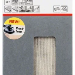 Bosch Schleifblatt M480 Net, Best For Wood And Paint, 115 X 230 Mm, 180, 10er-Pack (2 608 621 265)