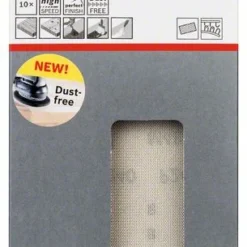 Bosch Schleifblatt M480 Net, Best For Wood And Paint, 115 X 230 Mm, 240, 10er-Pack (2 608 621 267)