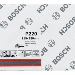 Bosch Schleifblatt M480 Net, Best For Wood And Paint, 115 X 230 Mm, 220, 50er-Pack (2 608 621 275)
