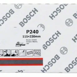 Bosch Schleifblatt M480 Net, Best For Wood And Paint, 115 X 230 Mm, 240, 50er-Pack (2 608 621 276)