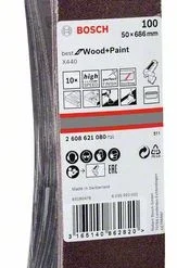 Bosch Schleifband-Set X440 Best For Wood And Paint, 10-teilig, 50 X 686 Mm, 100 (2 608 621 080)
