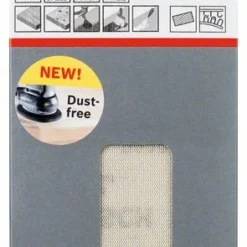 Bosch Schleifblatt M480 Net, Best For Wood And Paint, 93 X 186 Mm, 320, 10er-Pack (2 608 621 241)
