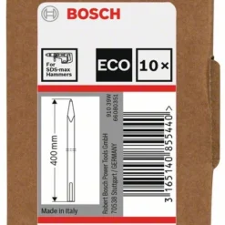 Bosch Spitzmeißel Mit SDS Max-Aufnahme, 400 Mm, 10er-Pack (2 608 690 235)