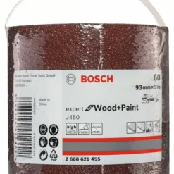 Bosch Schleifrolle J450 Expert For Wood And Paint, 93 Mm X 5 M, 60 (2 608 621 455)