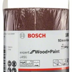 Bosch Schleifrolle J450 Expert For Wood And Paint, 93 Mm X 5 M, 180 (2 608 621 460)
