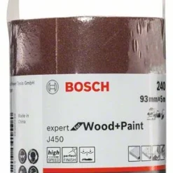 Bosch Schleifrolle J450 Expert For Wood And Paint, 93 Mm X 5 M, 240 (2 608 621 462)