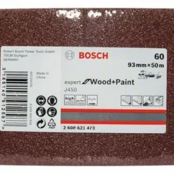 Bosch Schleifrolle J450 Expert For Wood And Paint, 93 Mm X 50 M, 60 (2 608 621 473)