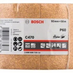 Bosch Schleifrolle C470, Best For Wood And Paint, Papierschleifrolle, 93 Mm X 50 M, 60 (2 608 608 710)