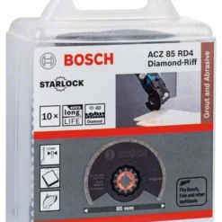 Bosch Diamant-RIFF Segmentsägeblatt ACZ 85 RD4, 85 Mm, 10er-Pack (2 608 664 482)
