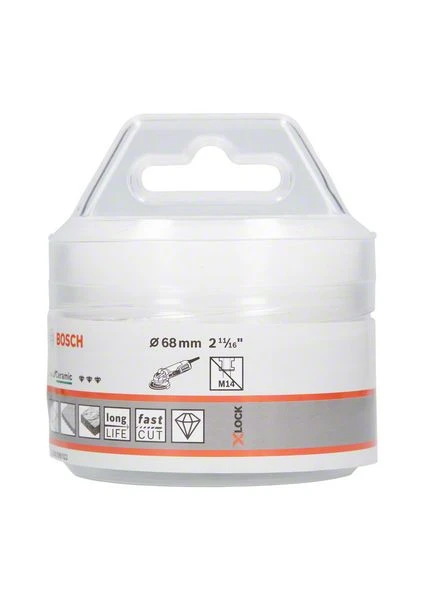 Bosch Diamanttrockenbohrer X-LOCK Best For Ceramic Dry Speed, 68 X 35 Mm (2 608 599 022)