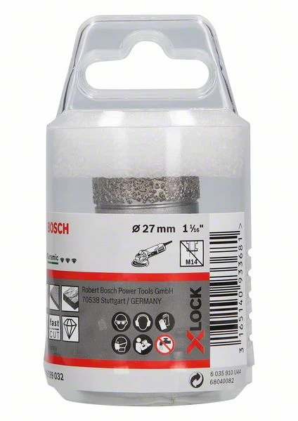 Bosch Diamanttrockenbohrer X-LOCK Best For Ceramic Dry Speed, 27 X 35 Mm (2 608 599 032)