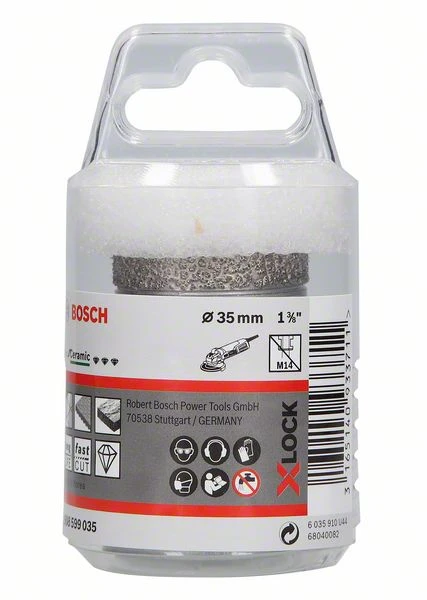 Bosch Diamanttrockenbohrer X-LOCK Best For Ceramic Dry Speed, 35 X 35 Mm (2 608 599 035)