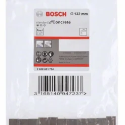 Bosch Segmente Für Diamantbohrkrone Standard For Concrete 132 Mm, 11, 10 Mm (2 608 601 754)