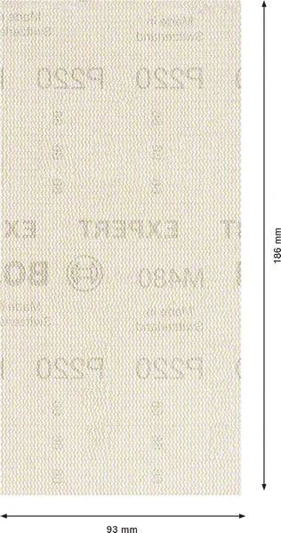 Bosch EXPERT Netzschleifblatt M480,93x186mm,K220, 10x (2 608 900 748) – Bild 3