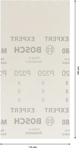 Bosch EXPERT Netzschleifblatt M480,115x230mm,K32, 10x (2 608 900 768) – Bild 3