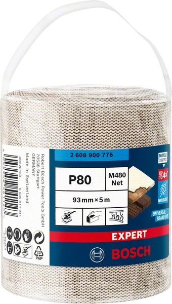 Bosch EXPERT Netzschleifrolle M480,93x5000mm,K80, 1x (2 608 900 776) – Bild 2
