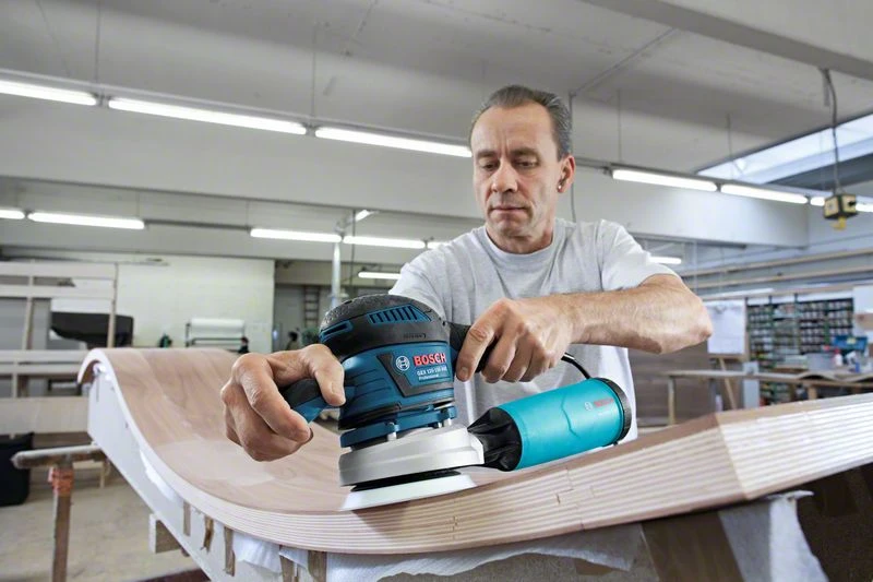 Bosch Exzenterschleifer GEX 125-150 AVE Professional Im Set In L-BOXX Gr. 3 – Bild 8